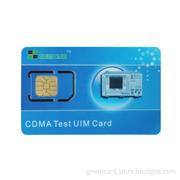 WCDMA Tested SIM Card, Supports of PPS and Clock Stop Mode, with Clone Resistance